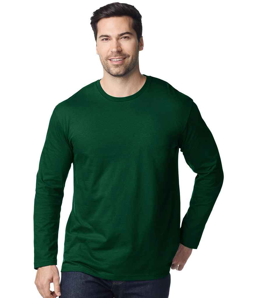 Gildan SoftStyle® Long Sleeve T-Shirt | Fan Dark Green