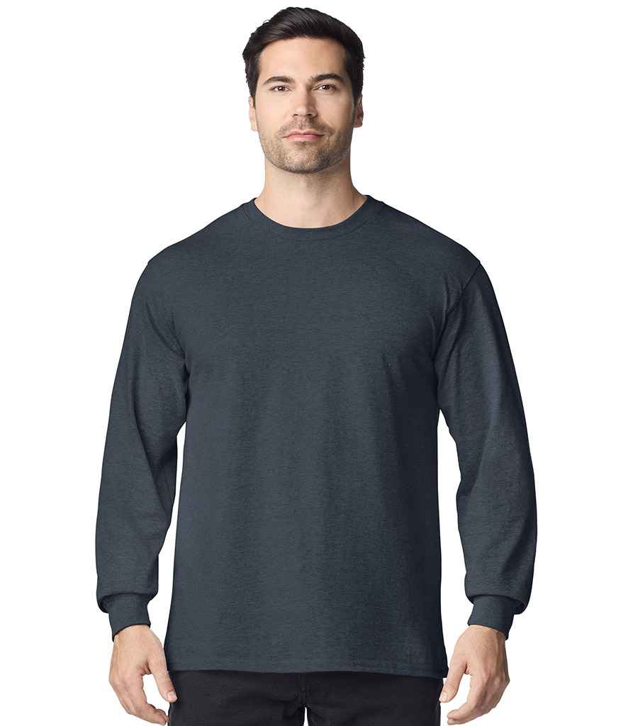 Gildan Ultra Cotton™ Long Sleeve T-Shirt | Dark Heather
