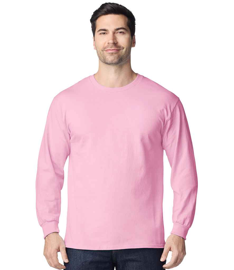 Gildan Ultra Cotton™ Long Sleeve T-Shirt | Light Pink