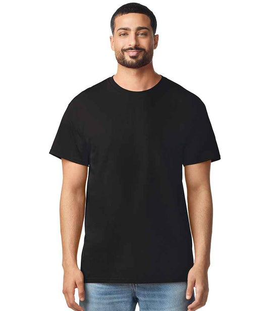 Gildan Light Cotton No Label T-Shirt | Black