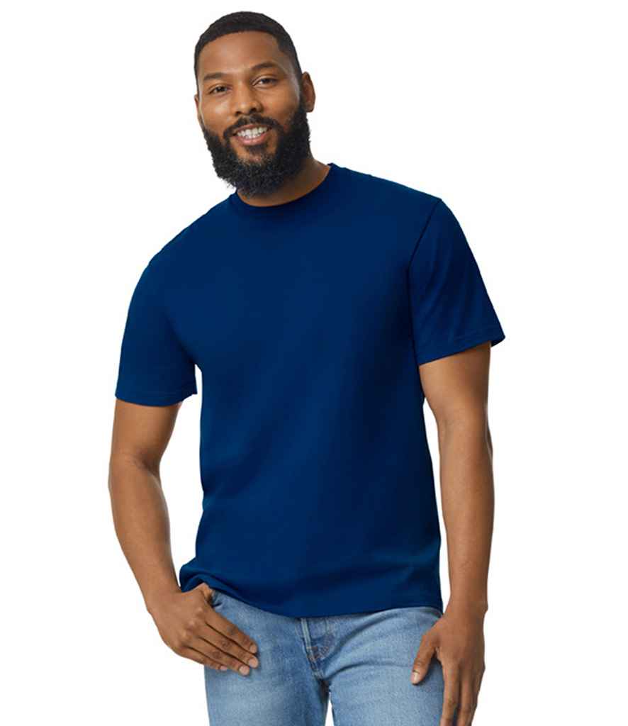 Gildan SoftStyle® Midweight No Label T-Shirt | Navy