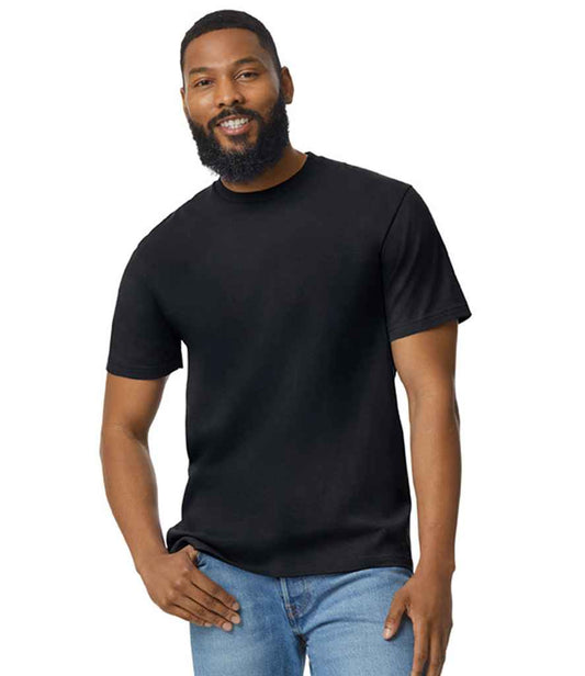 Gildan SoftStyle® Midweight No Label T-Shirt | Pitch Black