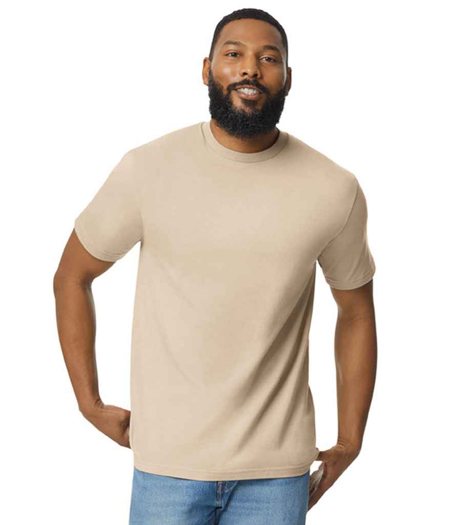 Gildan SoftStyle® Midweight No Label T-Shirt | Sand
