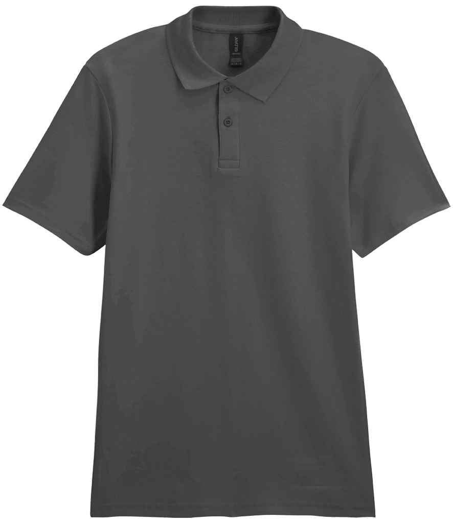 Gildan SoftStyle® Double Piqué Polo Shirt | Charcoal