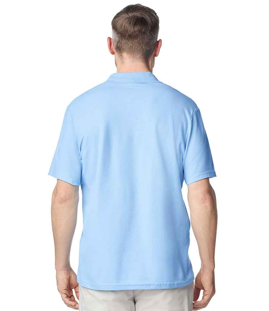 Gildan SoftStyle® Double Piqué Polo Shirt | Light Blue
