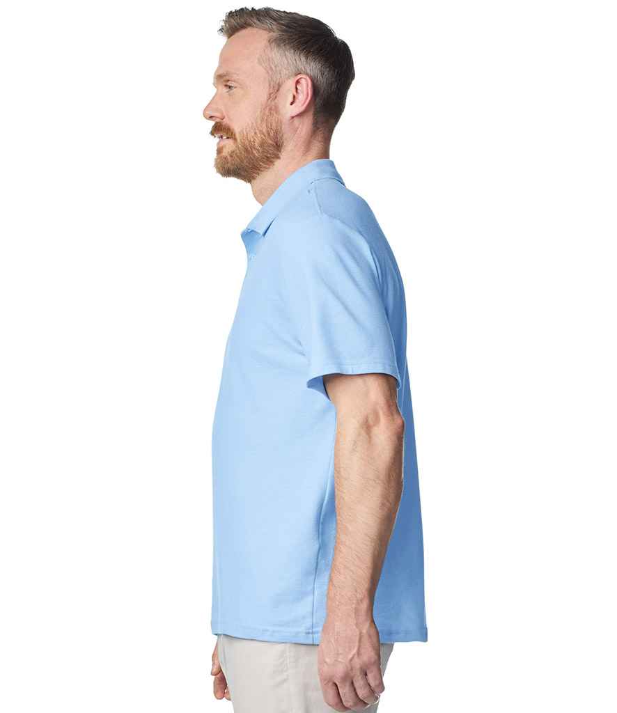 Gildan SoftStyle® Double Piqué Polo Shirt | Light Blue
