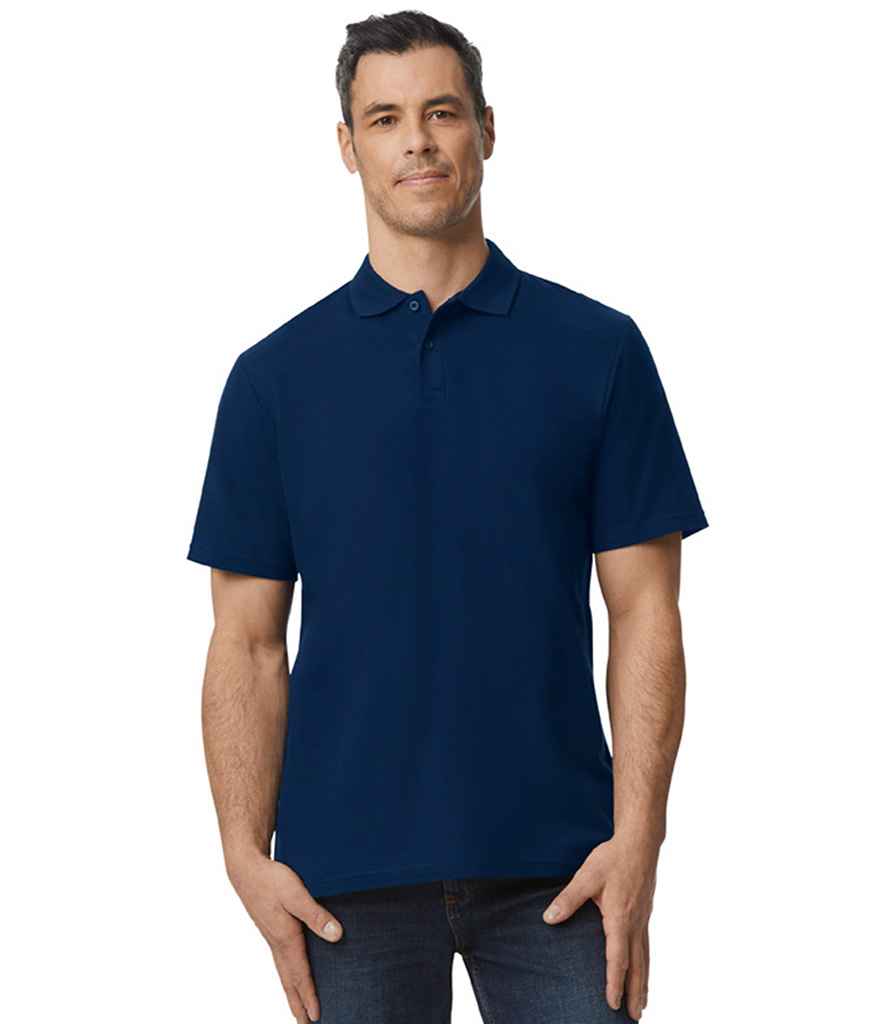 Gildan SoftStyle® Double Piqué Polo Shirt | Navy