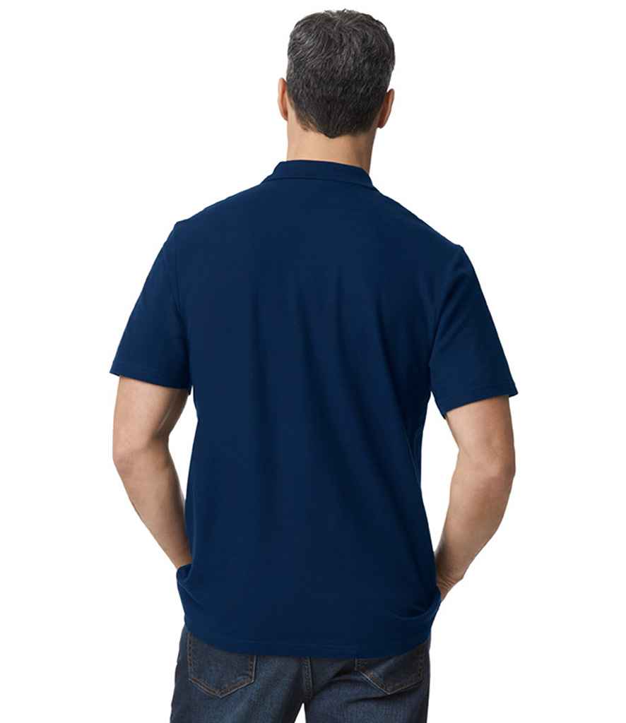 Gildan SoftStyle® Double Piqué Polo Shirt | Navy