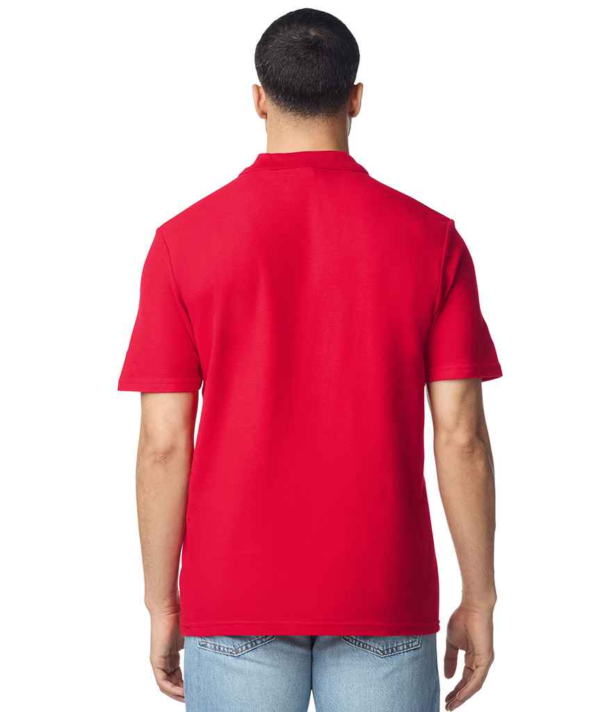Gildan SoftStyle® Double Piqué Polo Shirt | Red