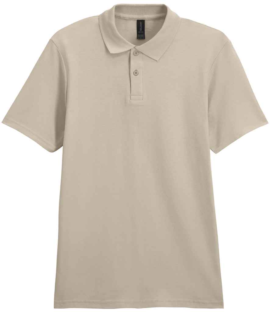 Gildan SoftStyle® Double Piqué Polo Shirt | Sand
