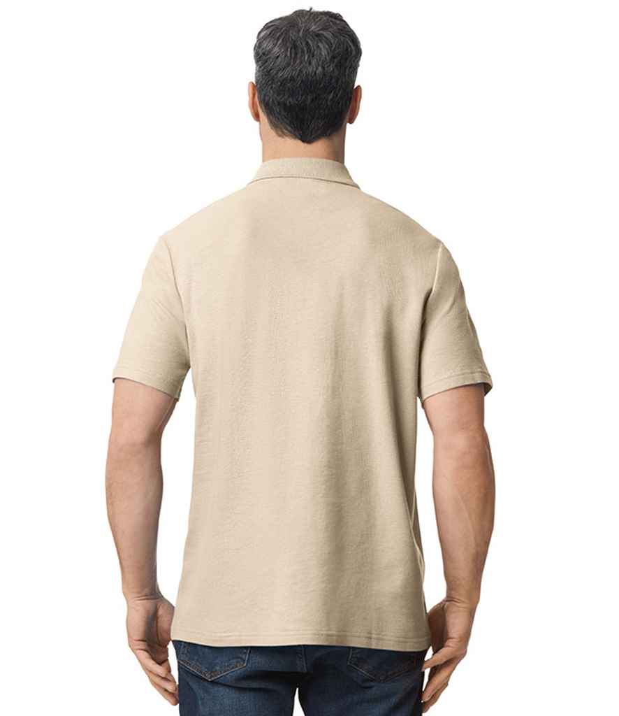 Gildan SoftStyle® Double Piqué Polo Shirt | Sand
