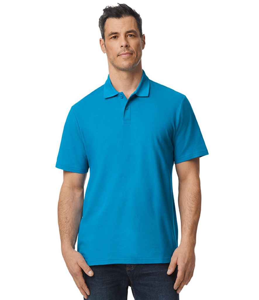 Gildan SoftStyle® Double Piqué Polo Shirt | Sapphire Blue