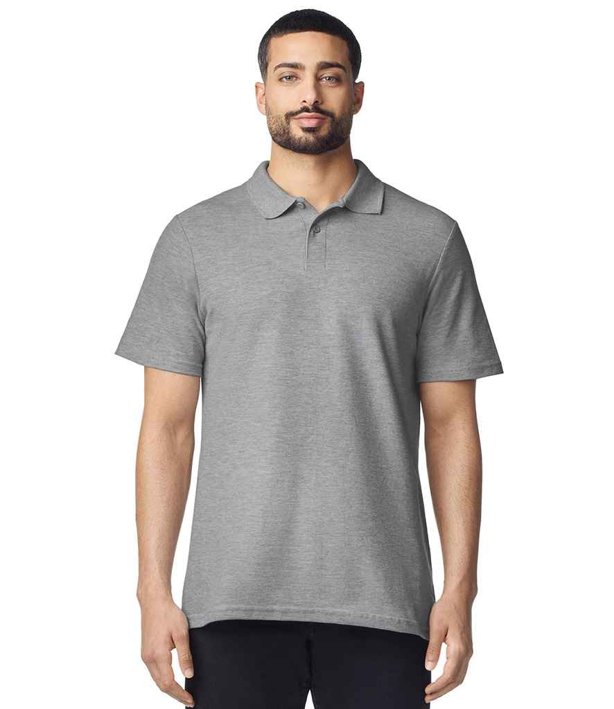 Gildan SoftStyle® Double Piqué Polo Shirt | Sport Grey