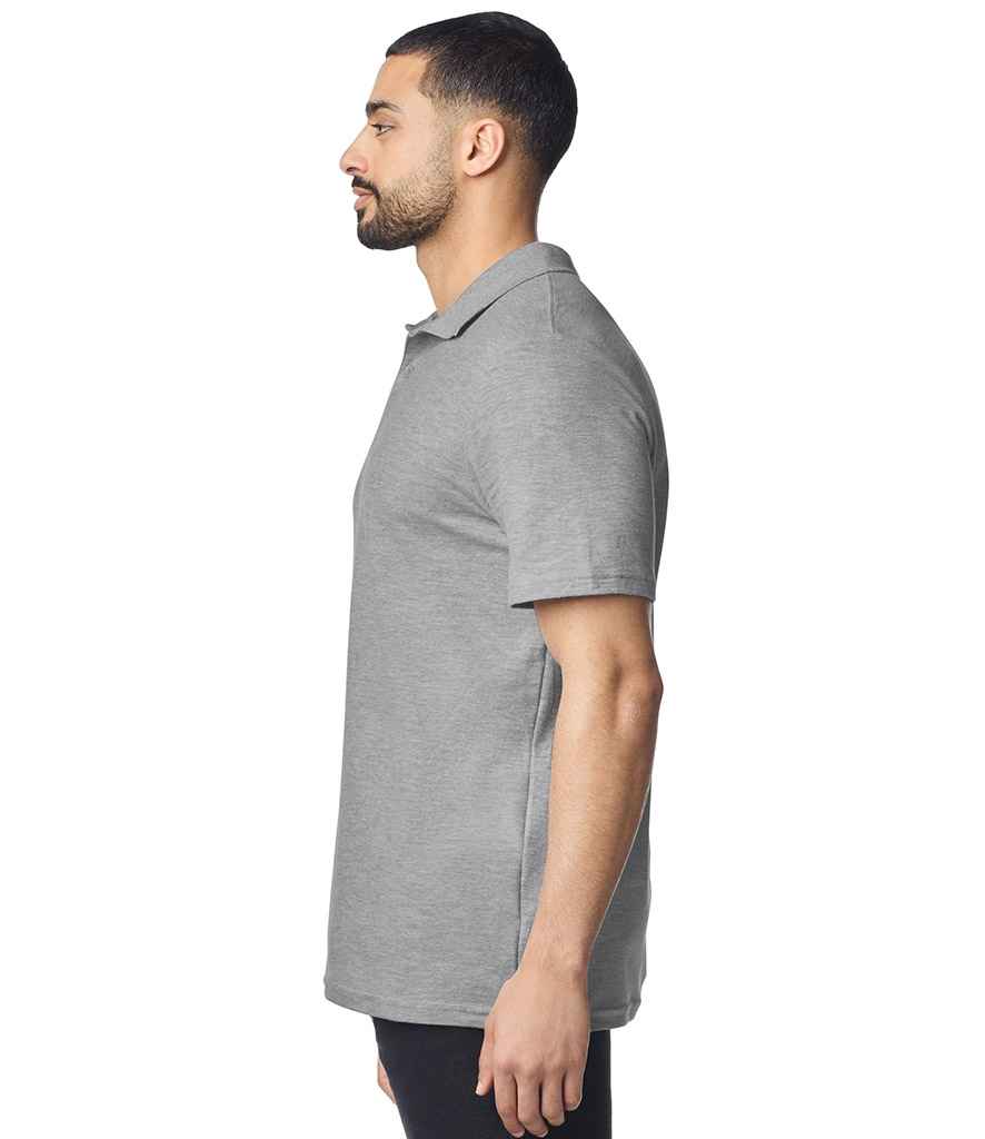 Gildan SoftStyle® Double Piqué Polo Shirt | Sport Grey