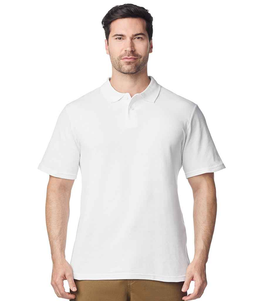 Gildan SoftStyle® Double Piqué Polo Shirt | White