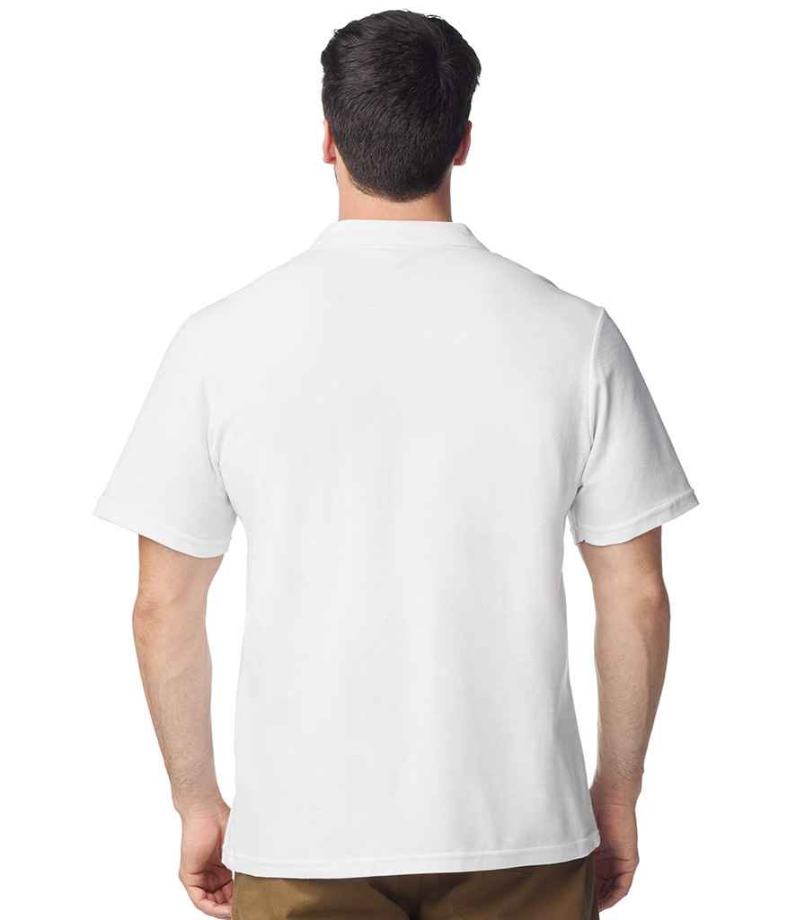 Gildan SoftStyle® Double Piqué Polo Shirt | White