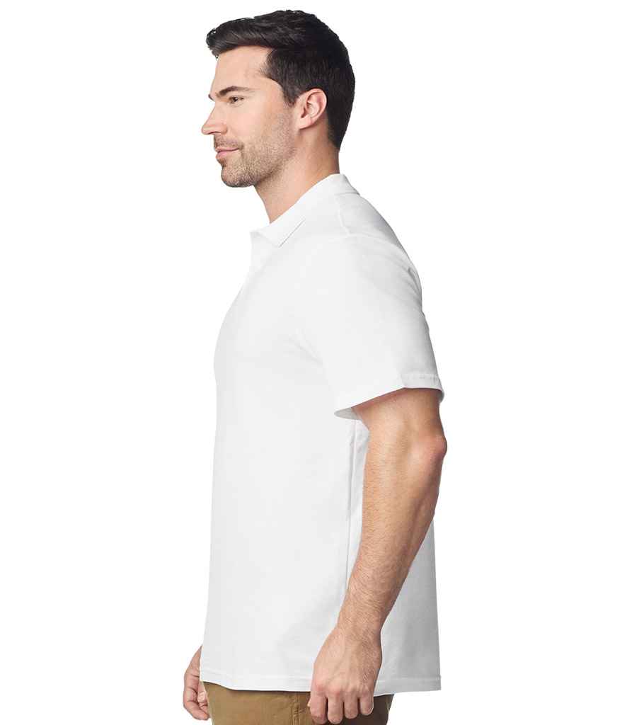 Gildan SoftStyle® Double Piqué Polo Shirt | White