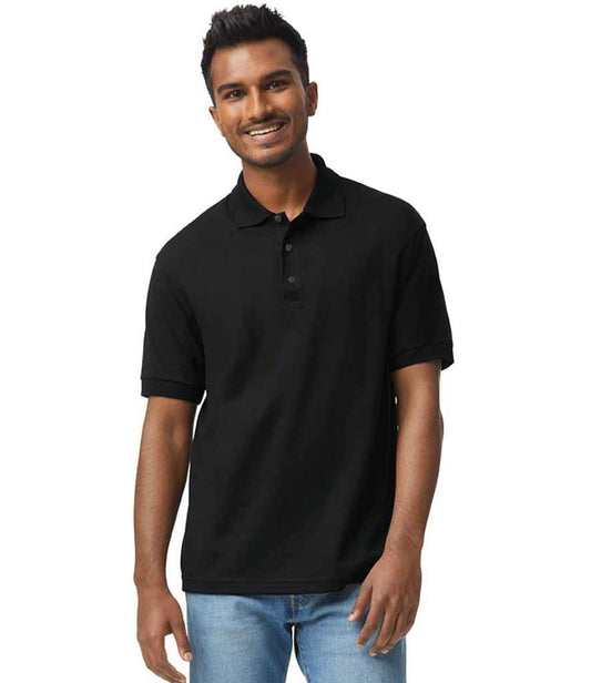 Gildan DryBlend® Jersey Polo Shirt | Black