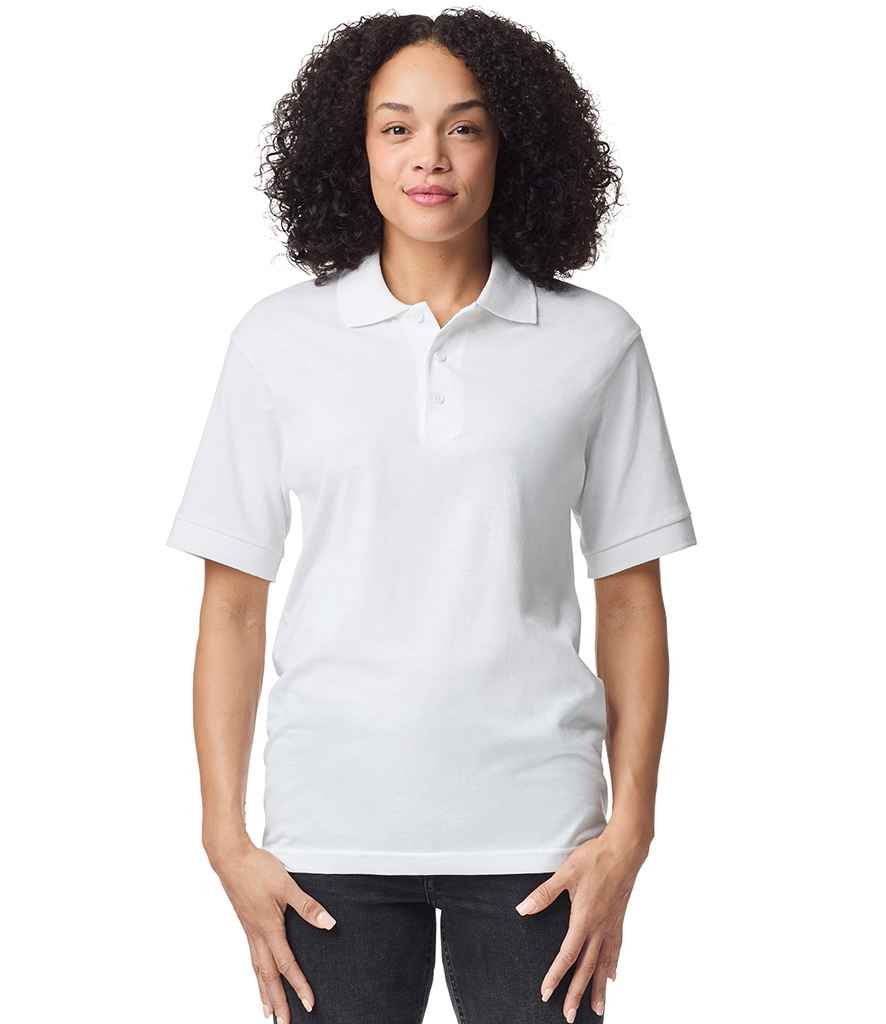Gildan DryBlend® Jersey Polo Shirt | White