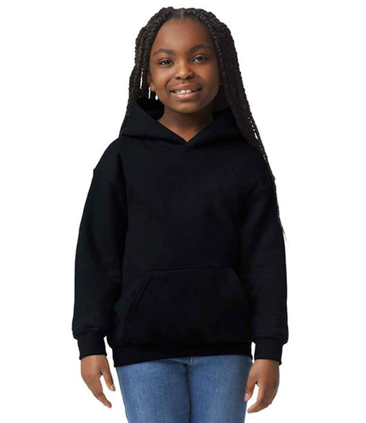 Gildan Kids Heavy Blend™ Hooded Sweatshirt | Black
