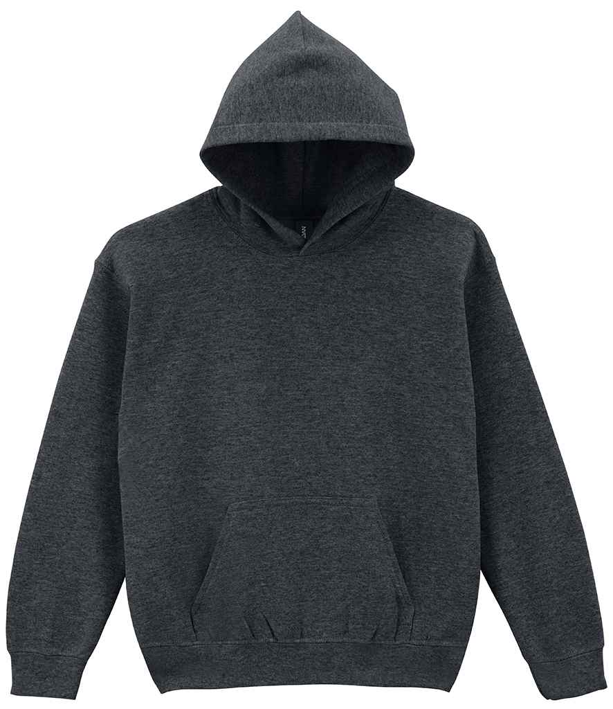 Gildan Kids Heavy Blend™ Hooded Sweatshirt | Fan Charcoal Heather
