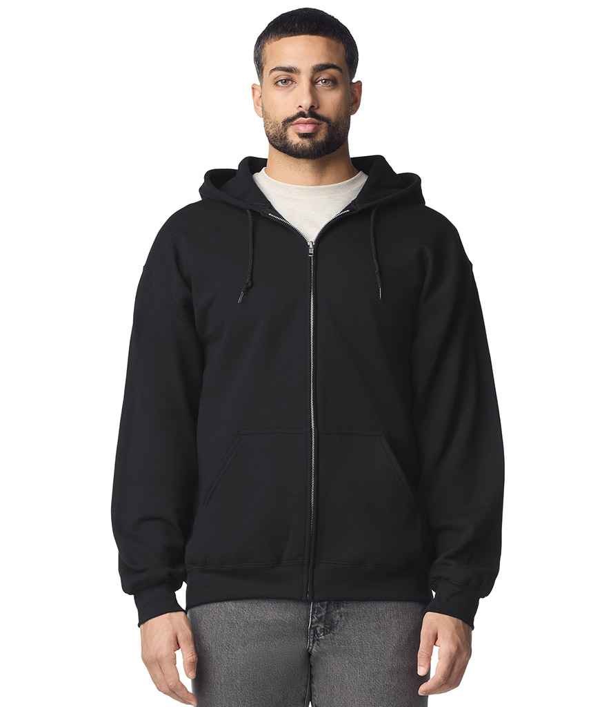 Gildan Heavy Blend™ Zip Hooded Sweatshirt | Black