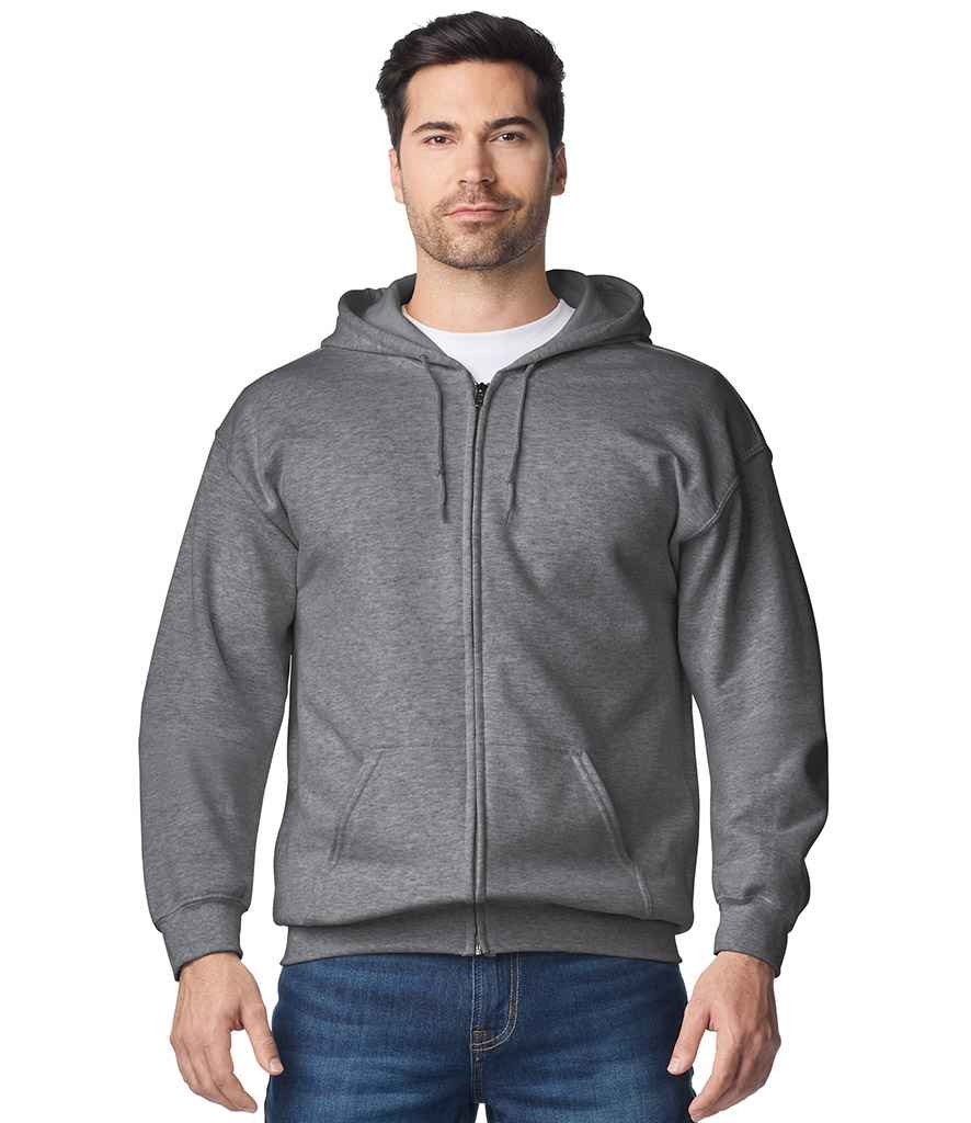 Gildan Heavy Blend™ Zip Hooded Sweatshirt | Graphite Heather