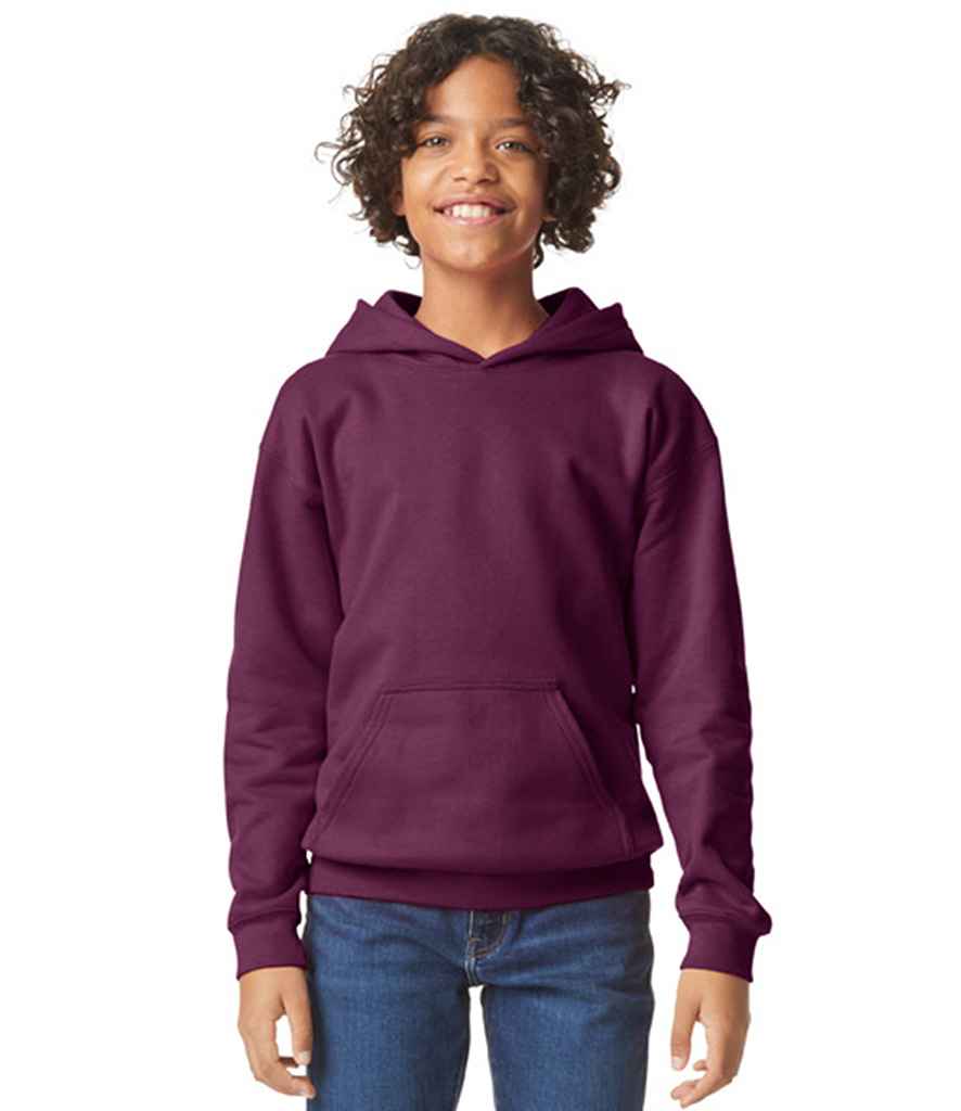 Gildan Kids SoftStyle® Midweight Hoodie | Maroon