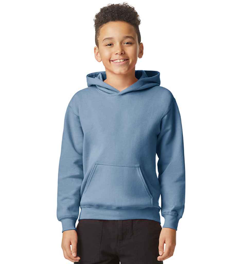 Gildan Kids SoftStyle® Midweight Hoodie | Stone Blue
