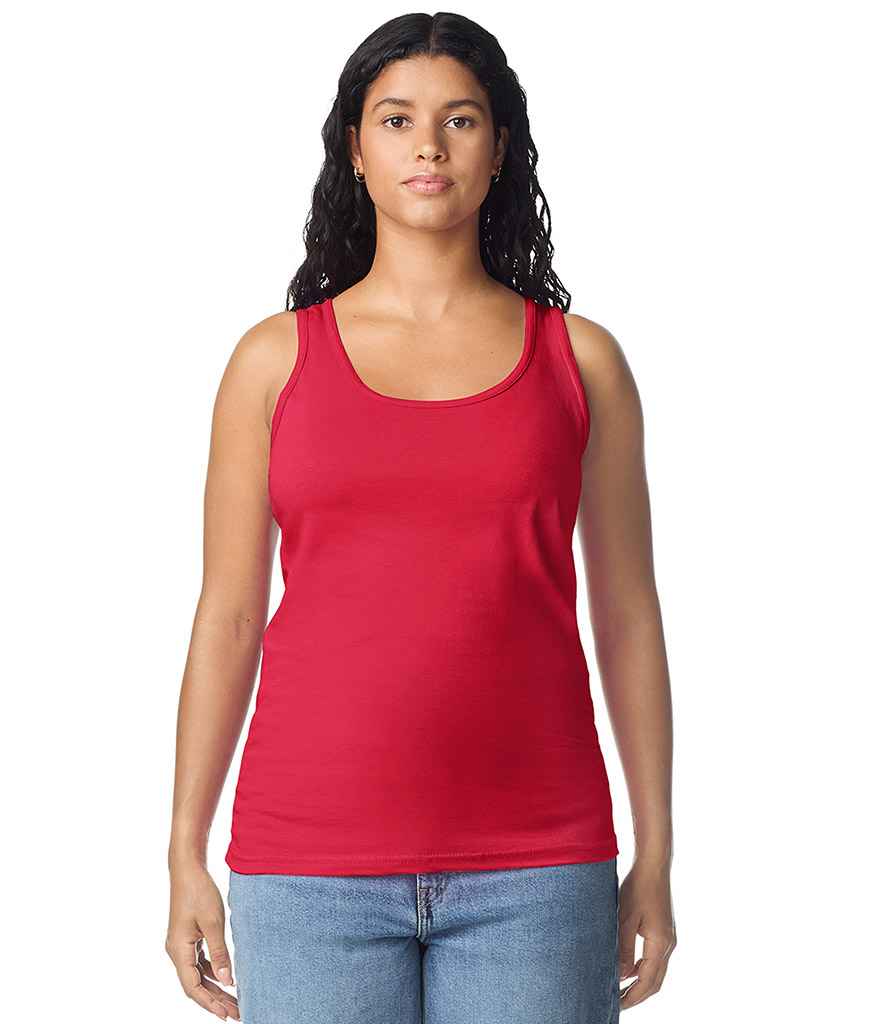 Gildan Ladies SoftStyle® Tank Top | Cherry Red