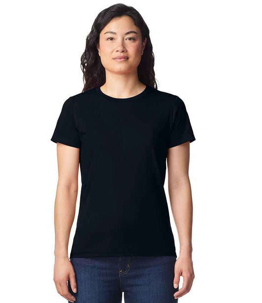 Gildan Ladies SoftStyle® Midweight T-Shirt | Pitch Black