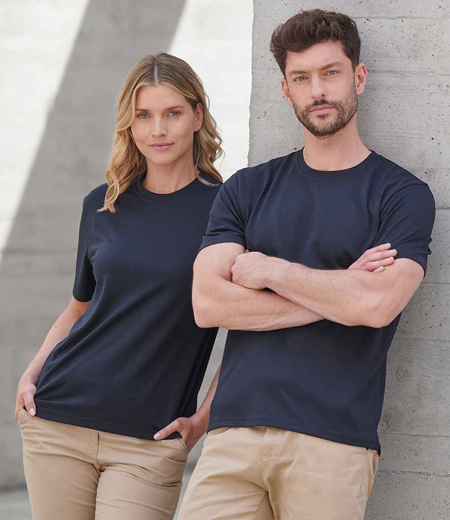 Henbury Unisex Coolplus® Wicking Piqué T-Shirt | Navy