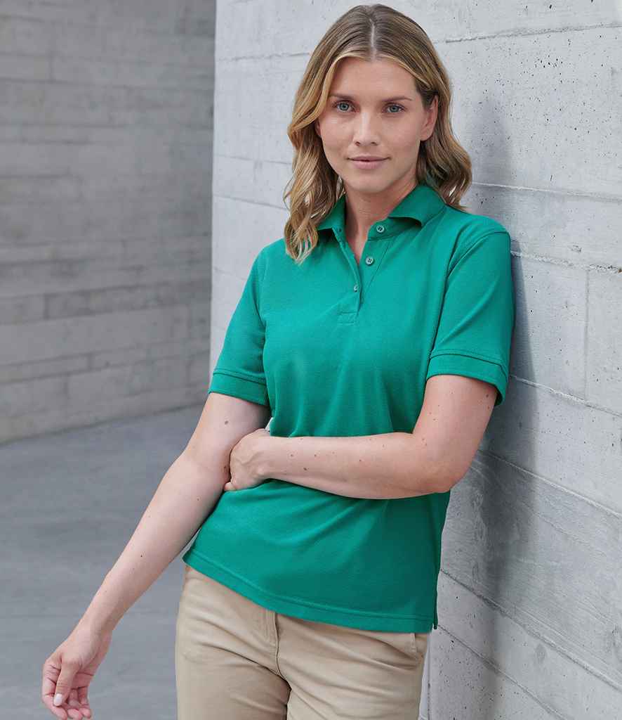 Henbury Ladies Poly/Cotton Piqué Polo Shirt | Jade