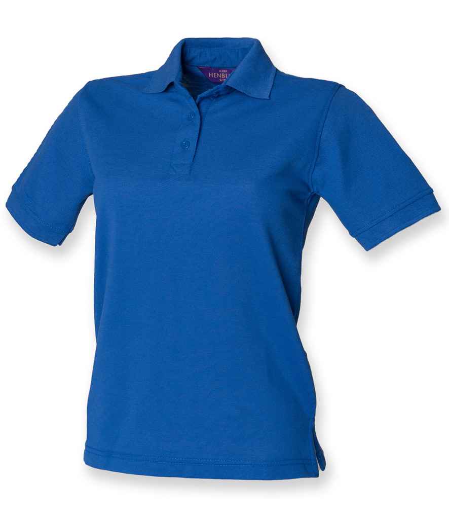 Henbury Ladies Poly/Cotton Piqué Polo Shirt | Royal Blue