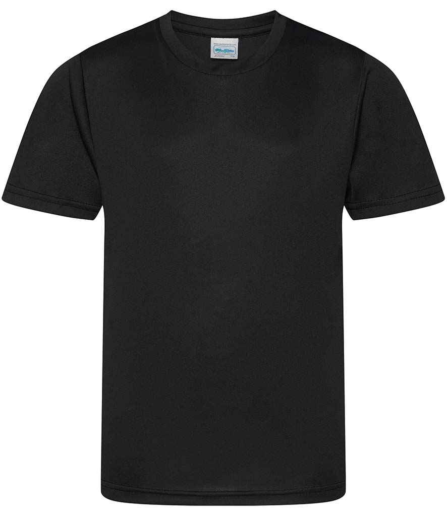 AWDis Kids Cool Smooth T-Shirt | Jet Black