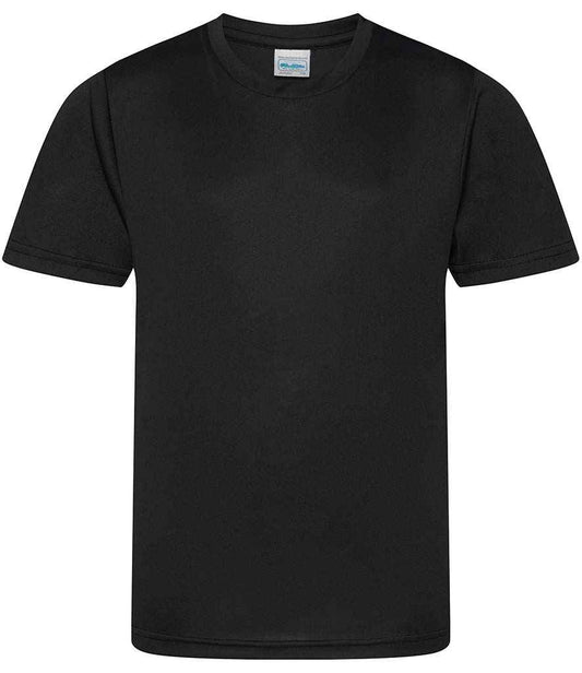 AWDis Kids Cool Smooth T-Shirt | Jet Black
