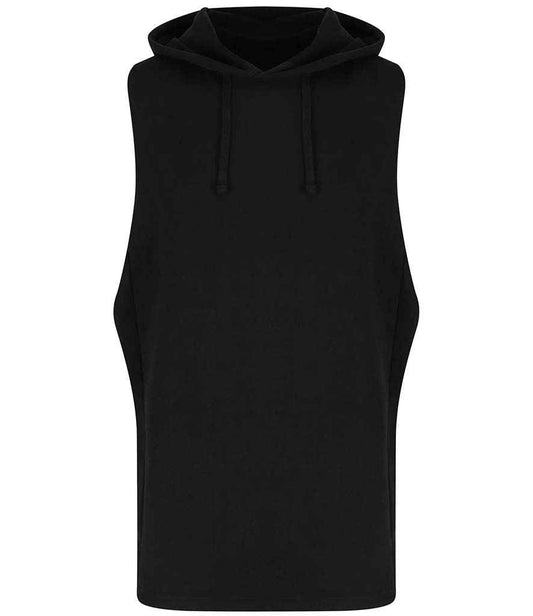 AWDis Cool Urban Sleeveless Muscle Hoodie | Jet Black