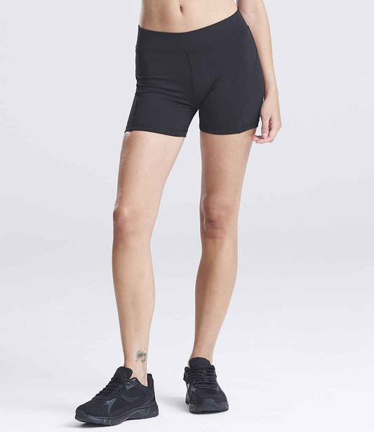 AWDis Ladies Cool Training Shorts | Jet Black