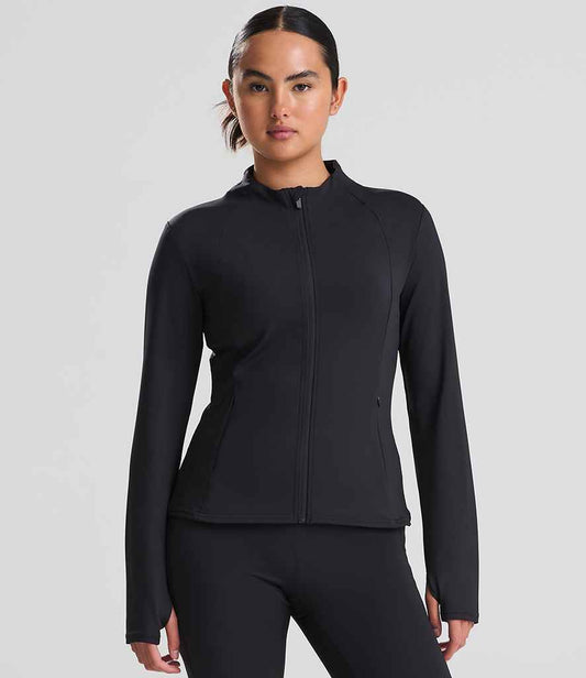 AWDis Ladies Cool Recycled Full Zip Jacket | Jet Black