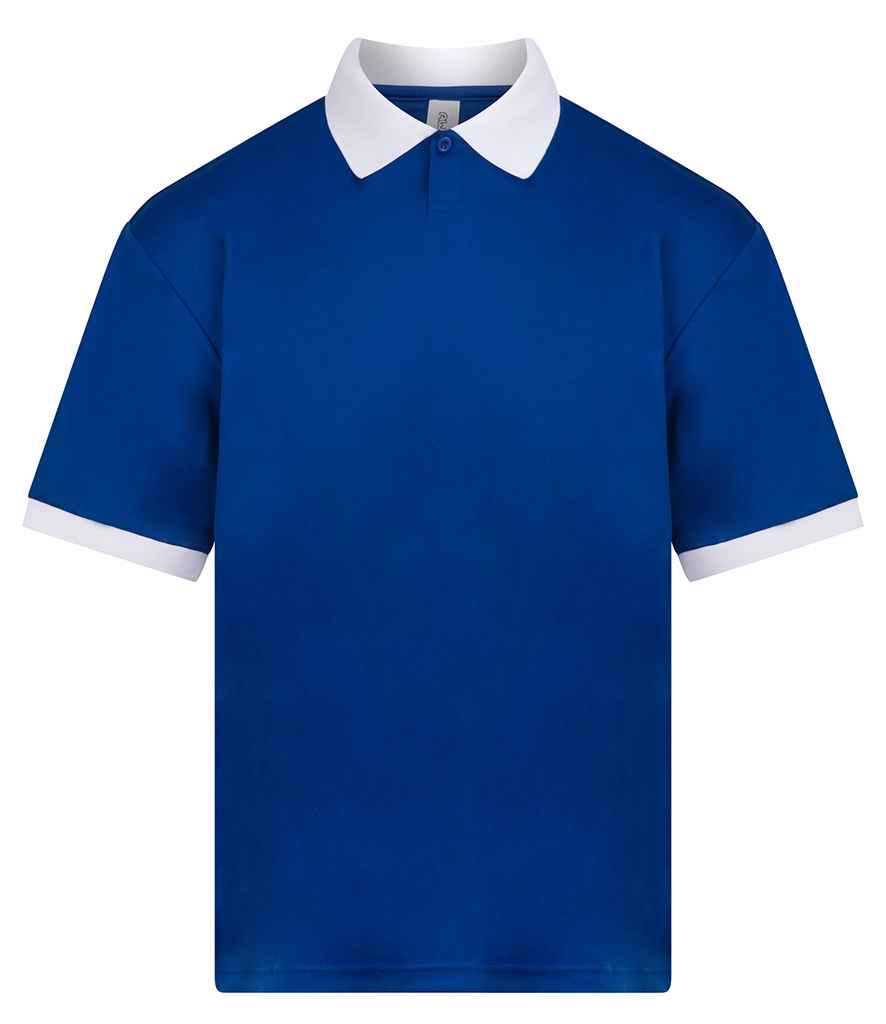 AWDis Cool Retro Sports Jersey | Dark Royal/White