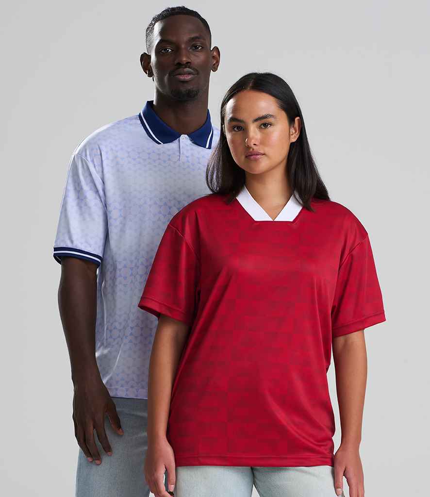 AWDis Cool Retro Sports Jersey | Red/White