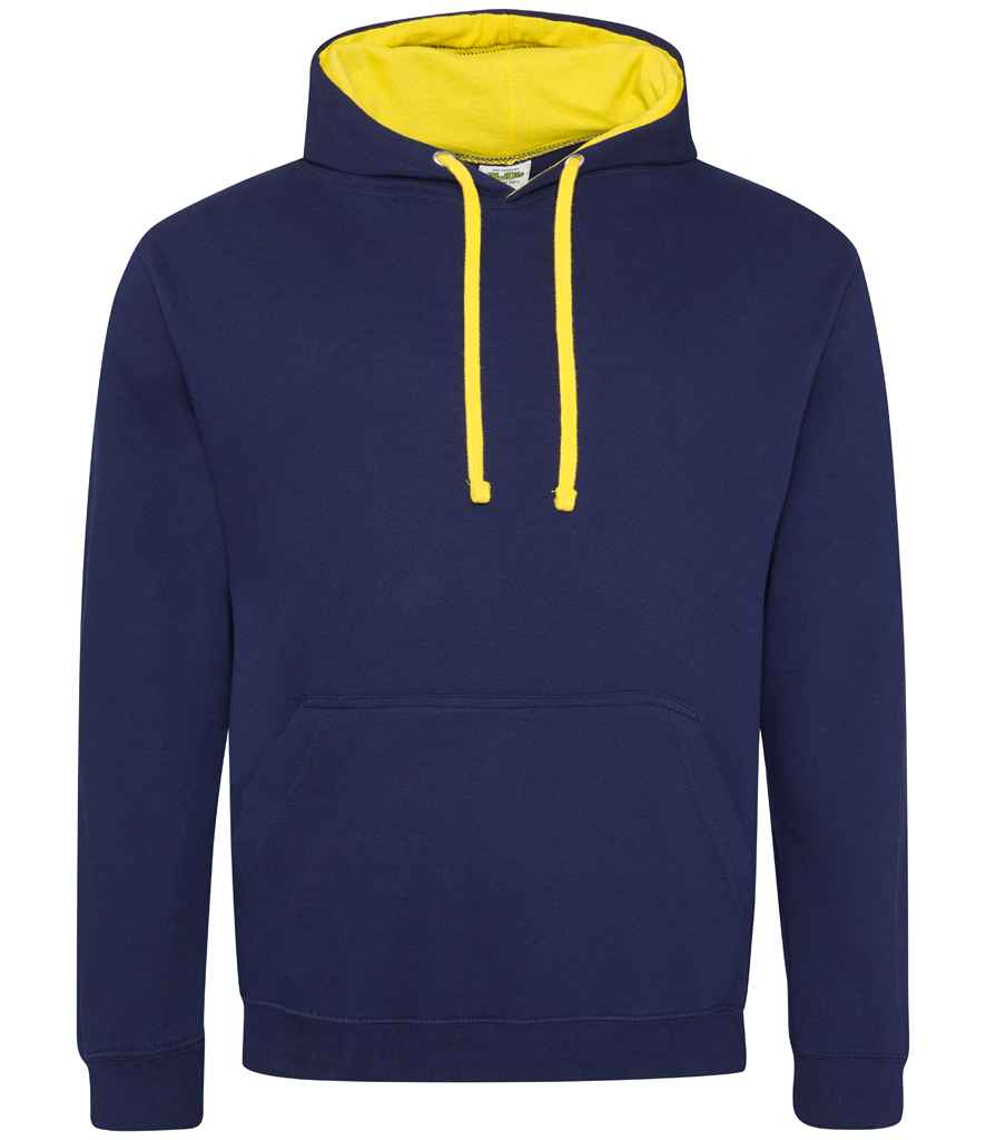 AWDis Varsity Hoodie | Oxford Navy/Sun Yellow