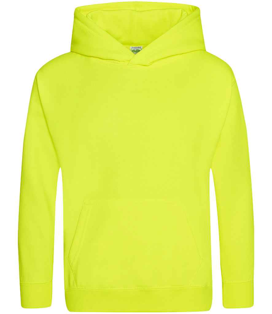 AWDis Kids Electric Hoodie | Electric Yellow