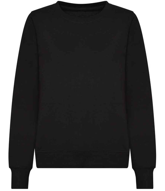 AWDis Ladies Sweatshirt | Deep Black