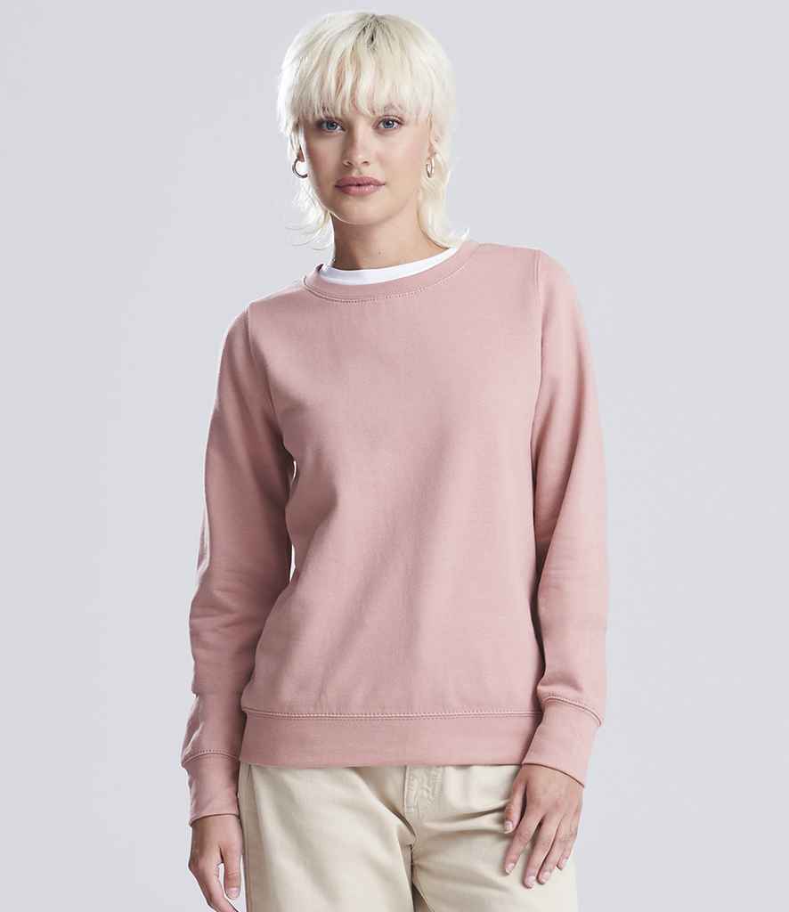 AWDis Ladies Sweatshirt | Dusty Pink