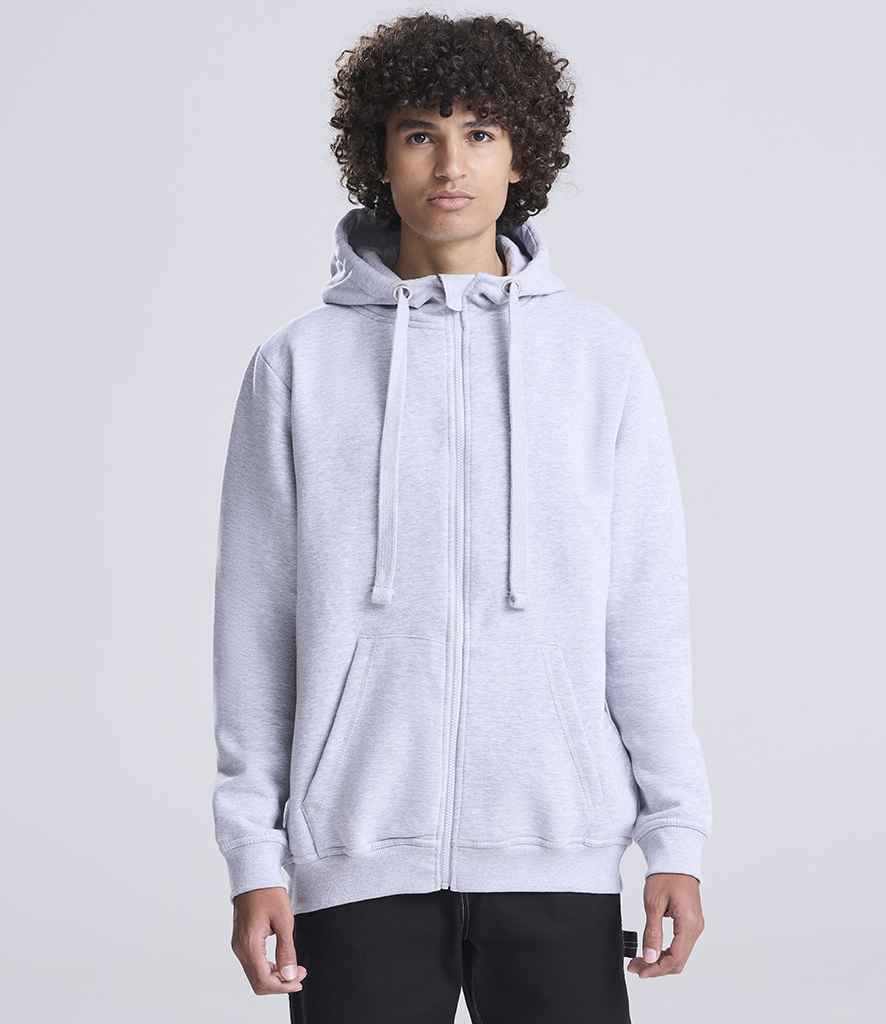 AWDis Graduate Heavyweight Zoodie | Heather Grey