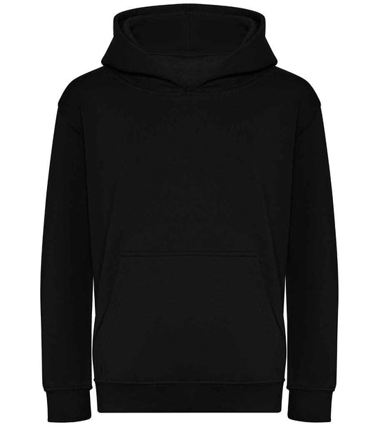 AWDis Kids Organic Hoodie | Deep Black