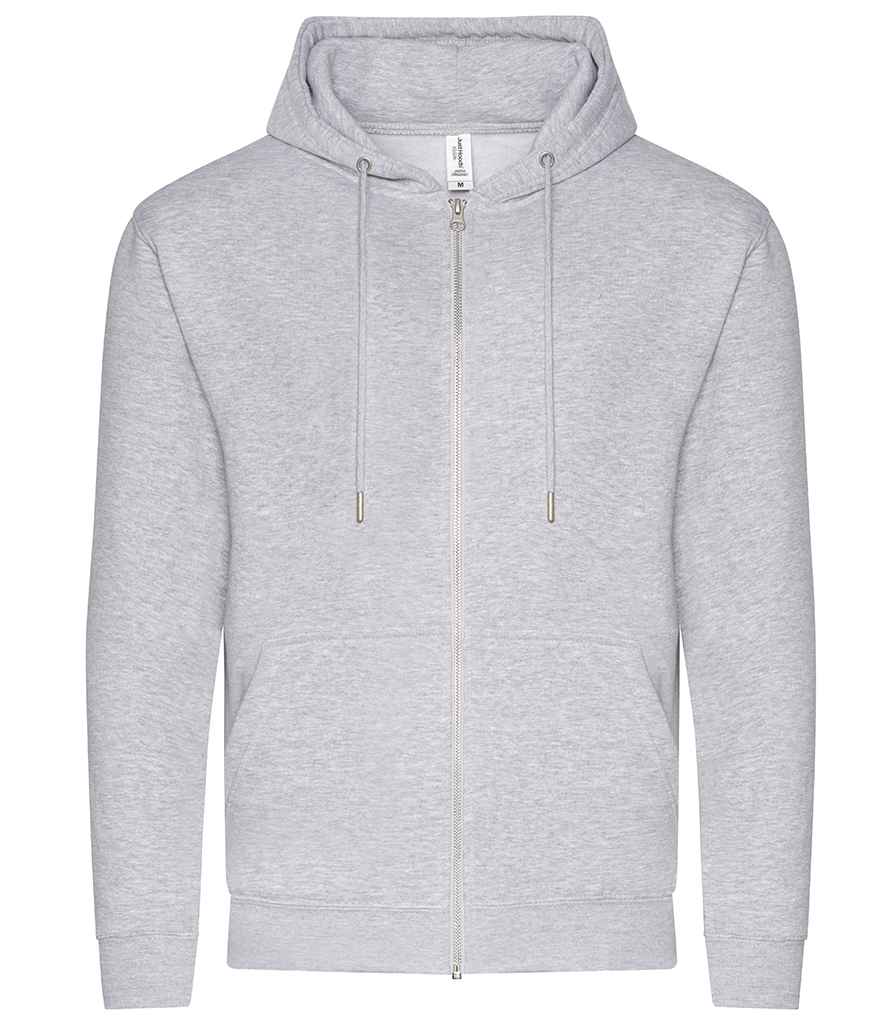 AWDis Organic Zoodie | Heather Grey
