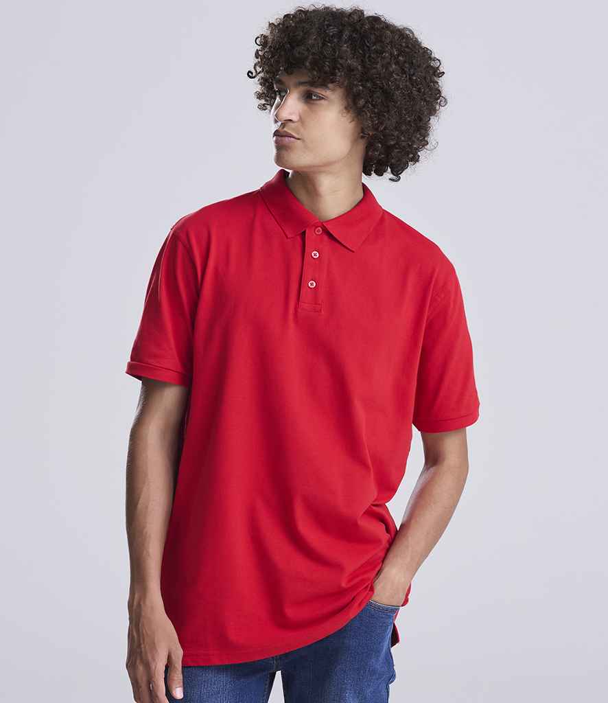 AWDis The 100 Cotton Piqué Polo Shirt | Fire Red