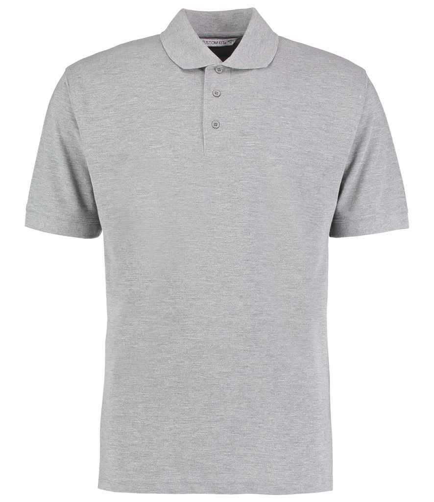 Kustom Kit Klassic Poly/Cotton Piqué Polo Shirt | Heather Grey